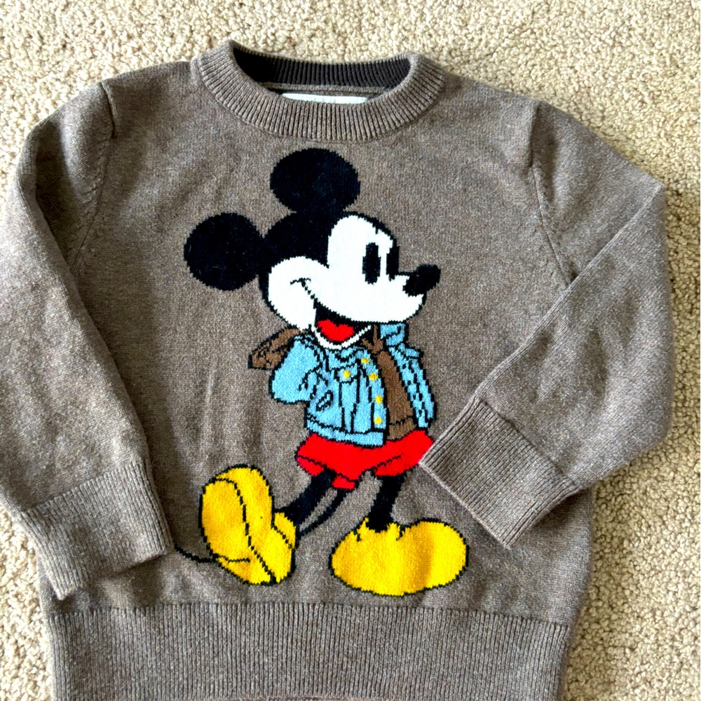 Gap x Disney Mickey Mouse Sweater  Sz 2T